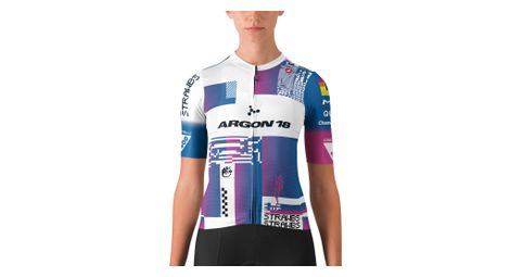 Maillot manches courtes femme castelli espresso sog danni