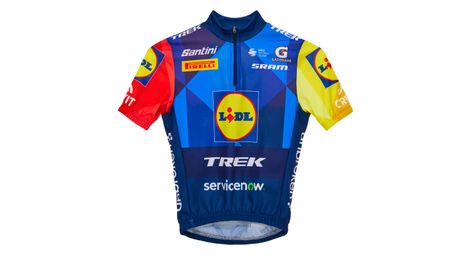 Santini team lidl trek children s short sleeve jersey