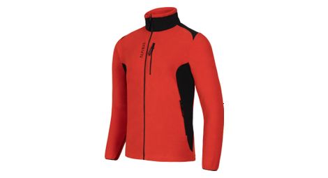 Polaire alpinus caen ii 100 rouge - homme