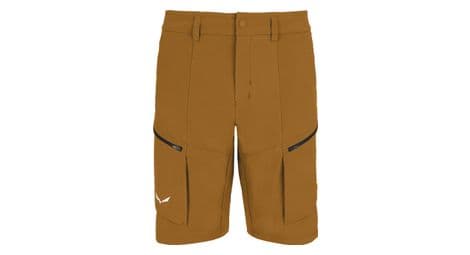 Pantalón corto salewa puez cargo marrón