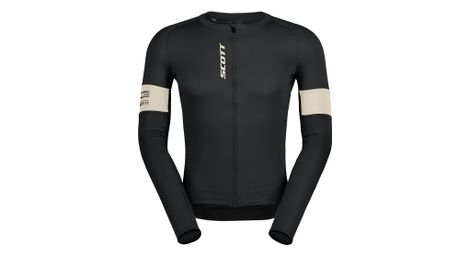 Maillot de manga larga Scott EndurancePro Negro/Blanco para hombre