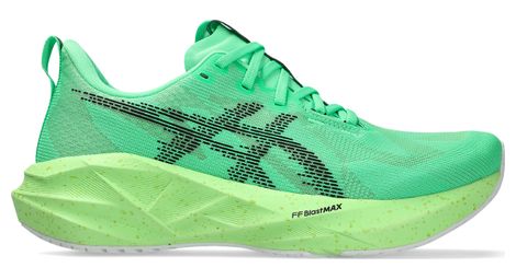 asics novablast 5 ekiden green men s running shoes