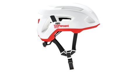 Casco 100% altis gravel blanco / rojo