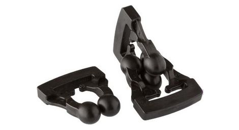 Pack 2 attaches rapides clip'on® noir