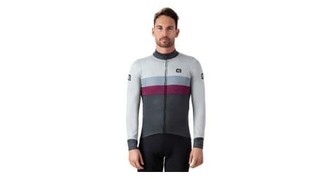 Alé chaos long sleeve jersey grau