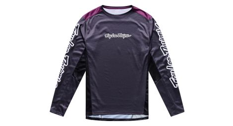 troy lee designs stage long sleeve jersey black purple