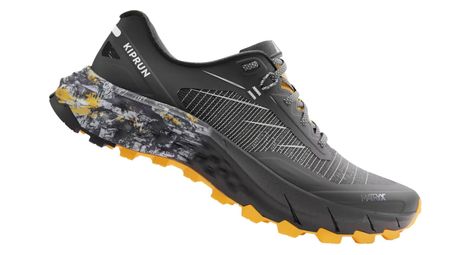 Kiprun mt cushion 2 trail shoes black/orange