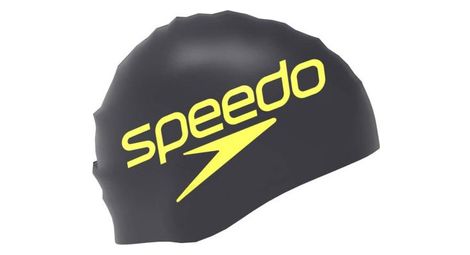 Bonnet de bain speedo en silicone imprimé noir