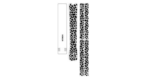 Pellicola protettiva dyedbro frame k mack con stampa animalier nera