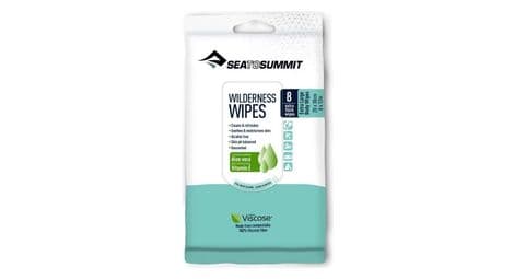 Lingettes lavantes sea to summit wilderness wipes taille l (lot de 8)