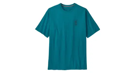 Camiseta patagonia clean climb trade azul