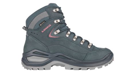 Damen-wanderschuhe lowa renegade evo gore-tex mid blau