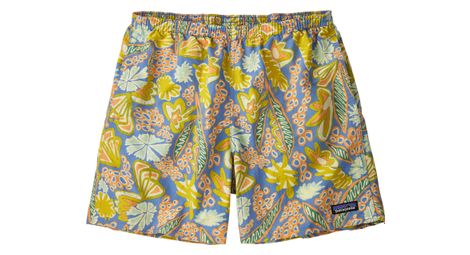Short patagonia baggies - 5 in. bleu/vert homme