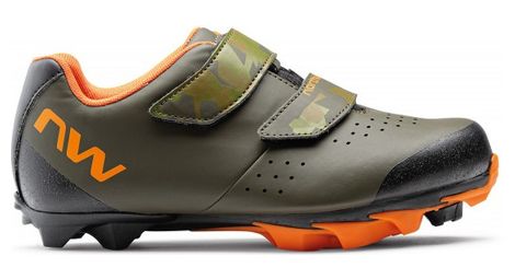 Chaussures vtt northwave origin junior vert orange