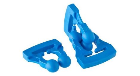 Pack 2 attaches rapides clip'on® bleu