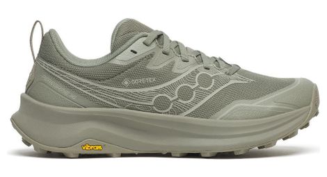 Chaussures Trail Saucony Peregrine 16 GTX Kaki Femme