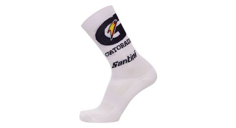 Chaussettes Santini Team Lidl-Trek 2026 Blanc