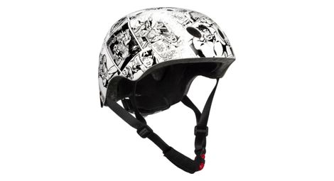 Casque velo enfant disney v3 avengers comics blanc avec molette reglage taille 54 58 vendu sur carte