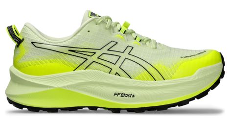 Chaussures trail asics trabuco max 3 vert jaune homme