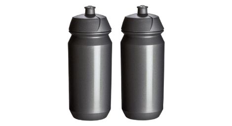 2 x 500-ml-Wasserflaschen, Grau