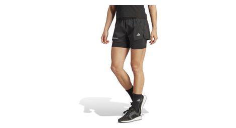 Pantalón Corto 2 en 1 adidas Ultimate Mujer Negro
