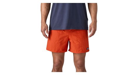 Short patagonia baggies - 5 in. orange homme