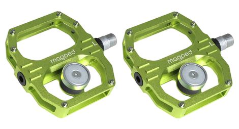 Coppia pedali magnetici magped sport 2 150n verde