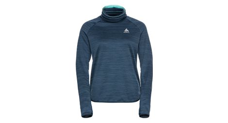 Pull thermique odlo run easy warm bleu femme