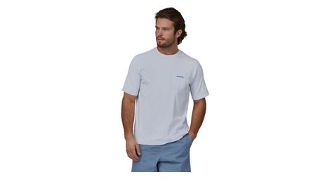 T shirt patagonia boardshort logo pocket blanc