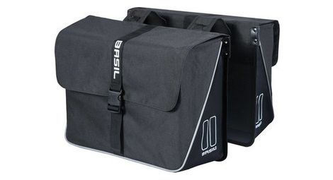 Sacoches de porte bagage basil forte double 35l noir