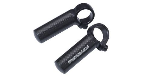 Bar ends woodman chupa carbon noir