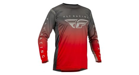 Maillot Manches Longues Fly Lite Rouge / Gris