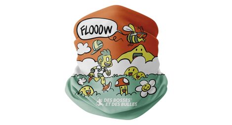 Scaldacollo BV Sport originale DBDB Flow Mix arancione/verde