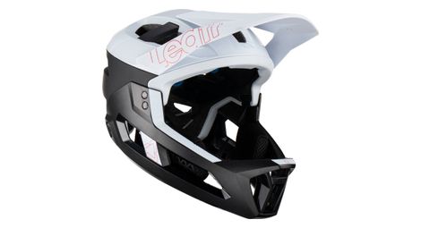 Casque avec mentonnière amovible leatt enduro 3.0 blanc