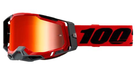 Masque 100 racecraft 2 rouge ecran rouge mirror