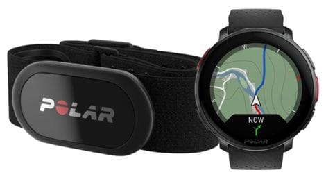 Montre gps polar vantage v3 noir + ceinture cardiaque h10