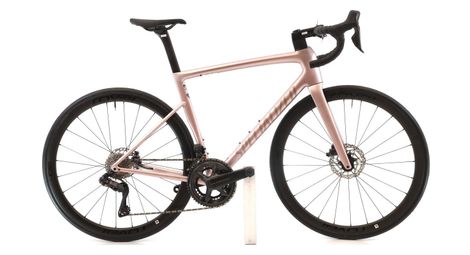 Produit reconditionné · Specialized Tarmac SL8 Expert Di2 12V · Rose / Vélo de route | Très bon état