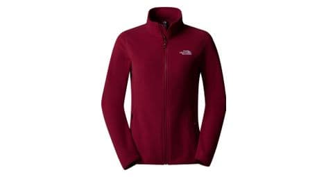 Damen the north face 100 glacier full zip fleecejacke violett