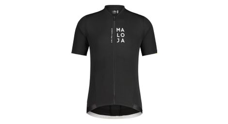 Maillot manches courtes maloja andram 1 2 moonless noir