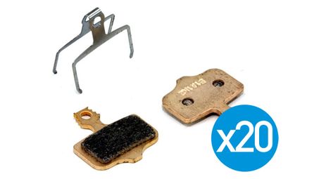 Pack de 20 paires de plaquettes brake authority avid elixir level t level tl