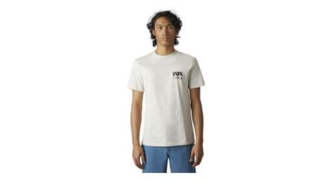 T-shirt fox rockwilder premium vintage blanc