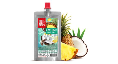 Mulebar vegan pineapple coconut fruit pulp 65 g