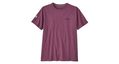 T shirt unisexe patagonia fitz roy icon responsibili tee violet