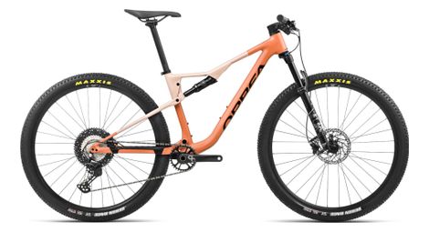 Orbea oiz h30 mtb a sospensione completa shimano deore 12s 29'' arancione albicocca beige calcare 2024 xl / 185-198 cm