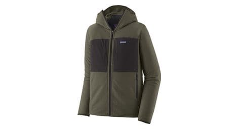 Patagonia r2 techface hoody forro polar verde