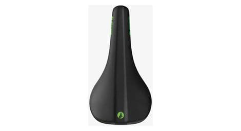 Selle sdg bel-air v3 - rails aluminium - noir/vert