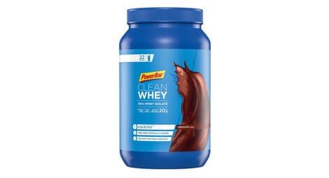 Powerbar clean whey 100% whey isolate protein powder chocolate 570 g