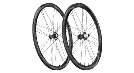 Set di ruote campagnolo shamal carbon disc | 12x100 - 12x142 mm | centerlock campagnolo n3w