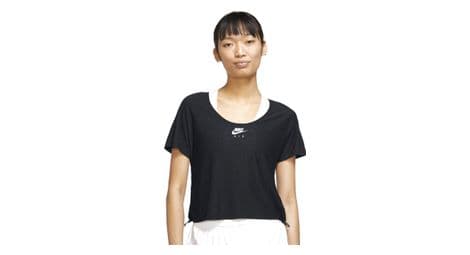 Camiseta nike air dri-fit manga corta negro mujer