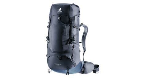 Deuter aircontact lite 50 + 10 hiking backpack black blue